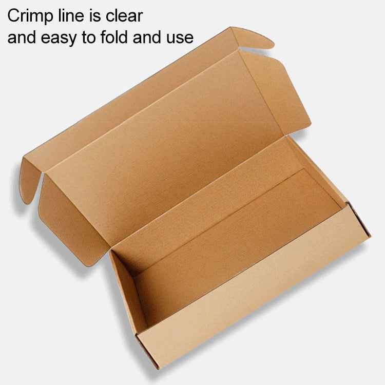 2pcs Kraft Paper Shipping Box Packaging Box, Size: T12, 36x26x6cm