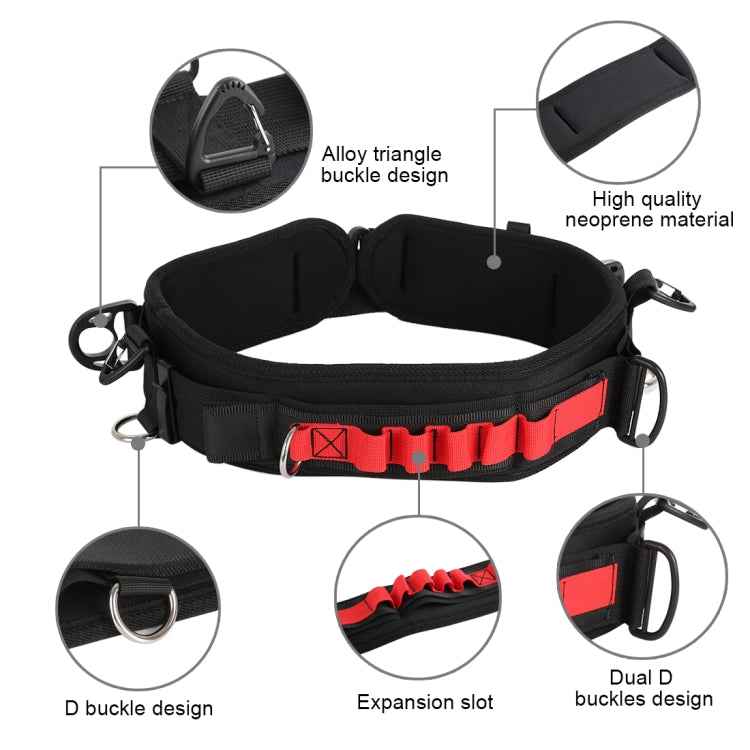 PULUZ 2 in 1 Multi-functional Bundle Waistband Strap + Double Shoulders Strap Kits with Hook for SLR / DSLR Cameras, 2 in 1 Kits