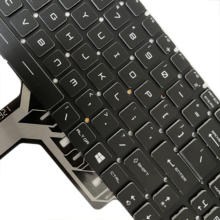 US Version Colorful Backlight Laptop Keyboard for MSI Steel GS60 / GS70 / GS72 / GT72 / GE62 / GE72 / GS73V