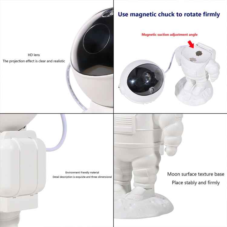 5W Astronaut Starry Sky Projection Lamp USB Night Light