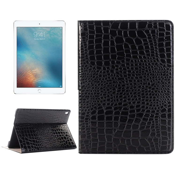 Crocodile Texture Horizontal Flip Leather Case with Holder & Card Slots & Wallet for iPad Pro 9.7 inch