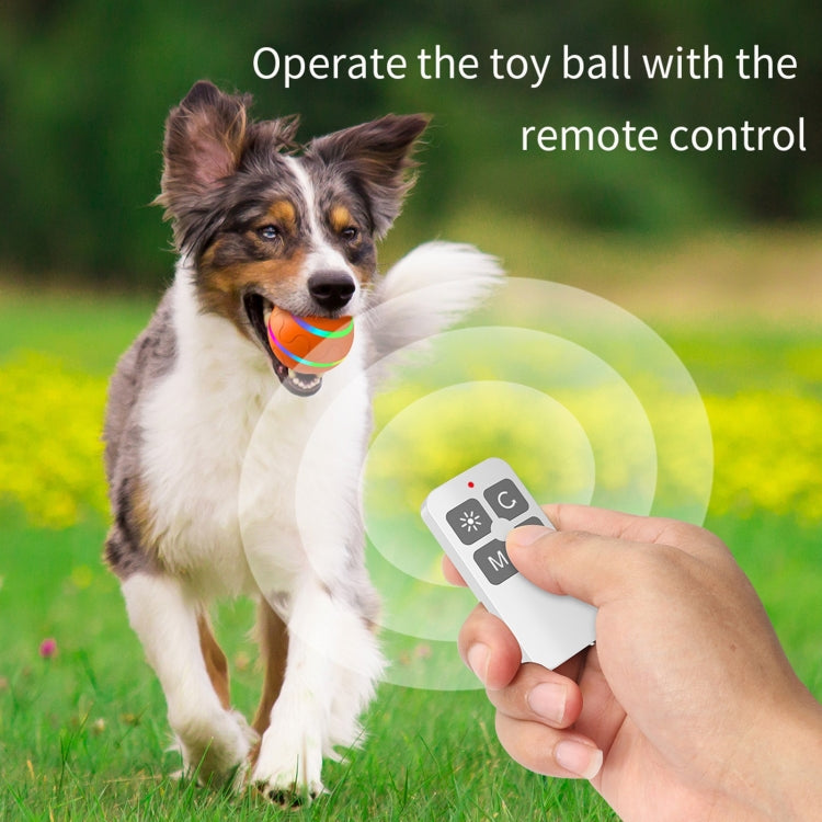 O1 Intelligent Remote Control Pet Toy Dog Training Luminous Ball, Remote Control, 8cm Remote Control