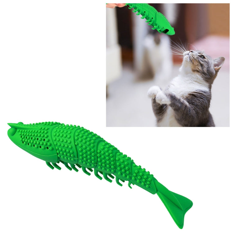Catnip Fish Bite Teething Stick Funny Cat Toy Pet Toothbrush, Catnip Fish