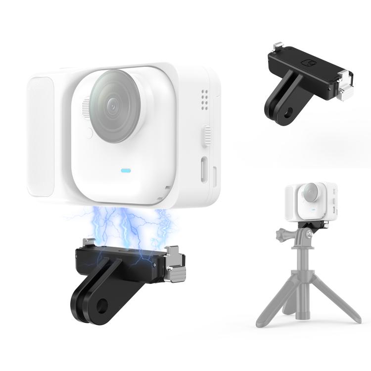 For Insta360 GO UItra PULUZ Plastic Magnetic Quick Release Base Mount, Quick Release Base