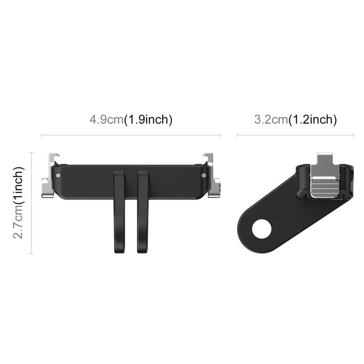 For Insta360 GO UItra PULUZ Plastic Magnetic Quick Release Base Mount, Quick Release Base