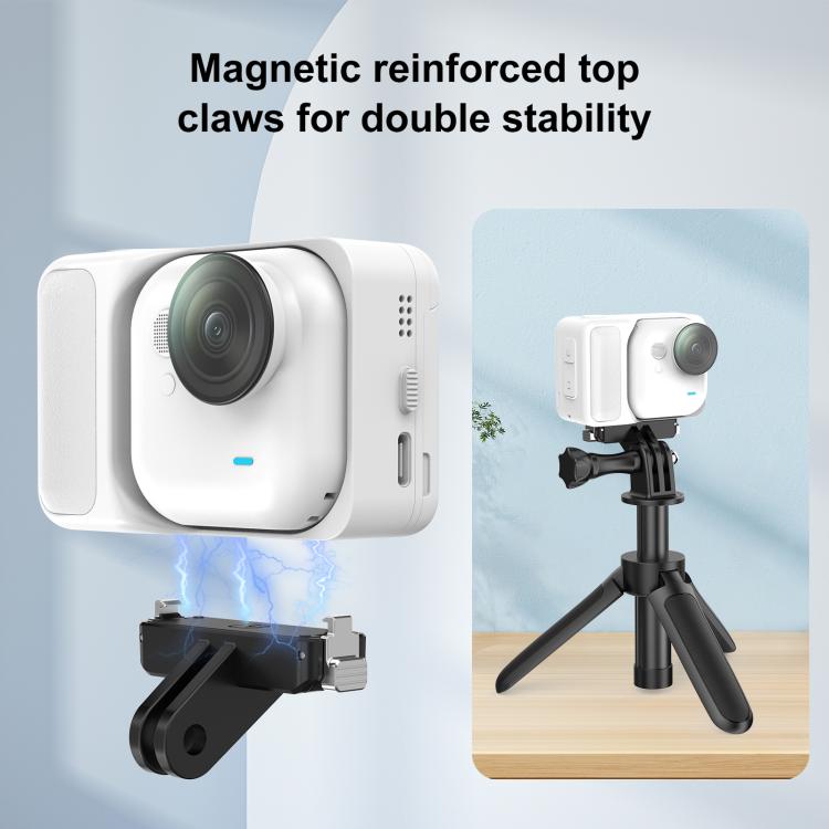 For Insta360 GO UItra PULUZ Plastic Magnetic Quick Release Base Mount, Quick Release Base