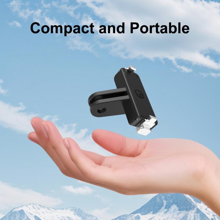 For Insta360 GO UItra PULUZ Plastic Magnetic Quick Release Base Mount, Quick Release Base