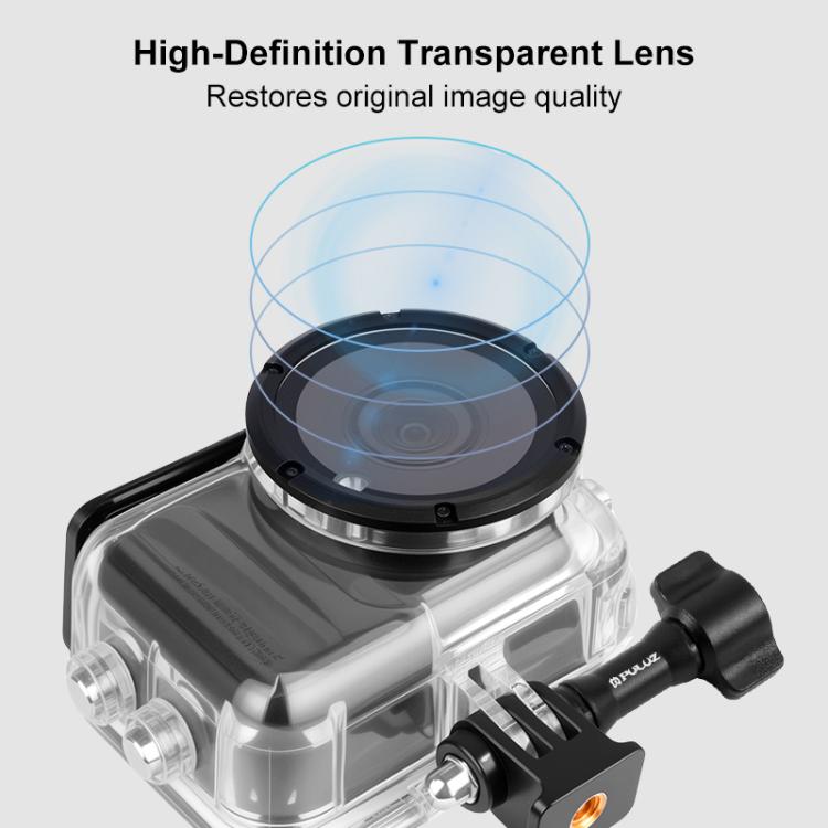 For Insta360 GO Ultra PULUZ 50m Waterproof Case Camera Dive Housing Cover, For Insta360 GO Ultra