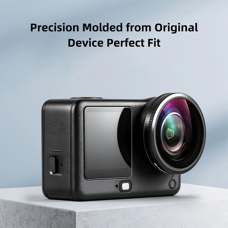For DJI Osmo Action 6 PULUZ FOV Boost Lens 185 Degree Wide Angle Lens, For DJI Osmo Action 6