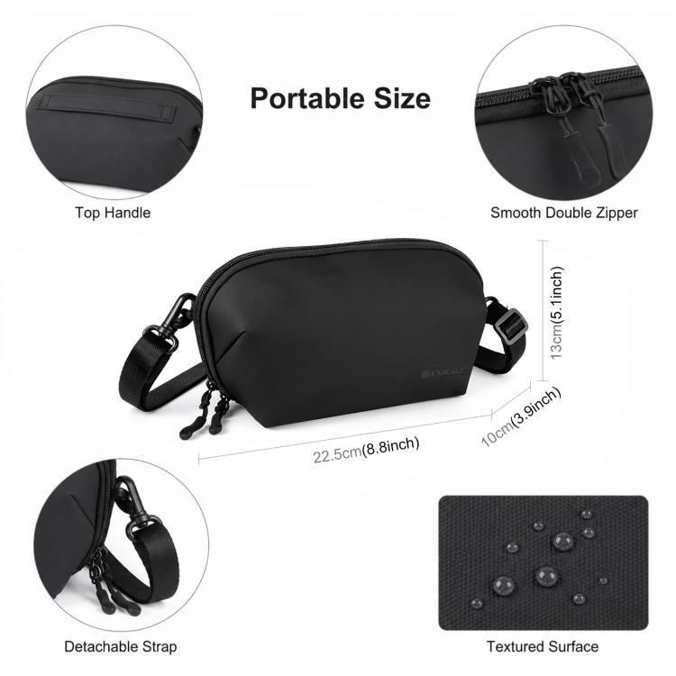For DJI Osmo Pocket 4 / 3 PULUZ Multifunctional Carrying Storage Handbag Data Camera Digital Bag with Shoulder Strap, Camera Digital Bag