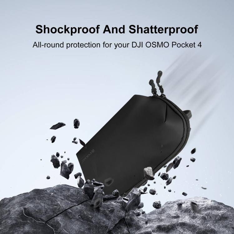 For DJI Osmo Pocket 4 / 3 PULUZ Multifunctional Carrying Storage Handbag Data Camera Digital Bag with Shoulder Strap, Camera Digital Bag