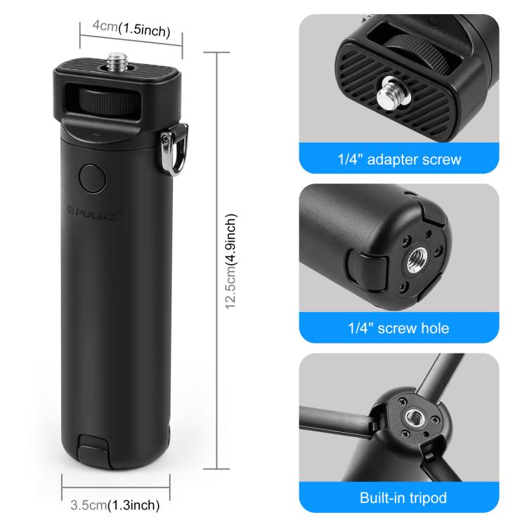 For Insta360 Luna PULUZ High-Capacity 5000mAh Battery Grip