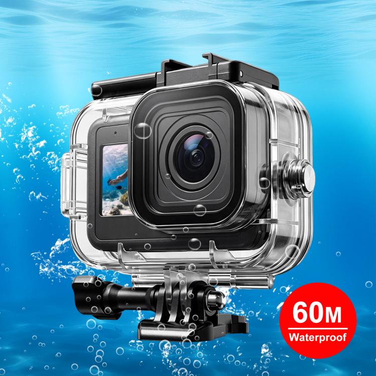 For GoPro MISSION 1 / 1 PRO PULUZ 60m Waterproof Housing Diving Protective Case with Anti-fog Sheets, For GoPro MISSION 1 / 1 PRO