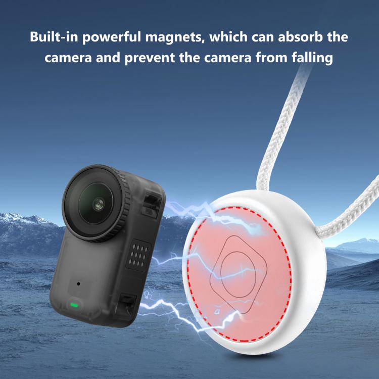 For DJI Osmo Nano / Insta360 Go 3 / GO 3S PULUZ Magnetic Pendant Holder Quick Release Neck Strap, For DJI Osmo Nano / Insta360 Go 3 / GO 3S