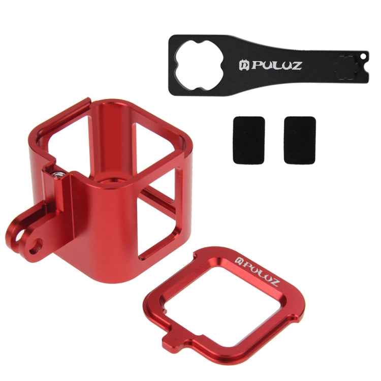 PULUZ Housing Shell CNC Aluminum Alloy Protective Cage with Insurance Frame for GoPro HERO5 Session /HERO4 Session /HERO Session