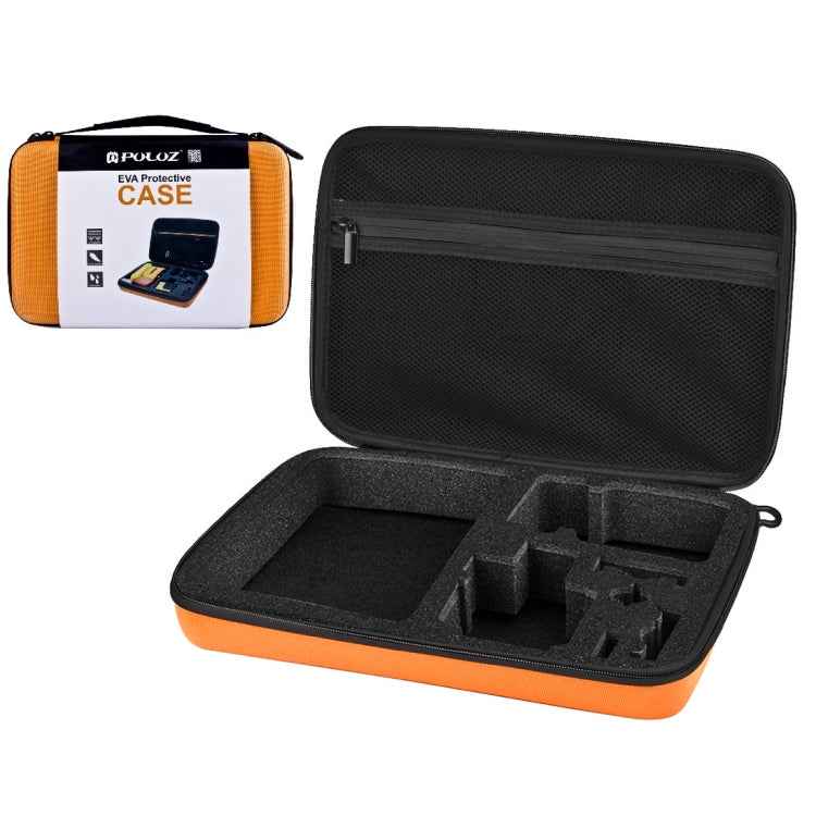 PULUZ Waterproof Carrying and Travel Case for for GoPro, Insta360, DJI and Other Action Cameras Accessories, Large Size: 32cm x 22cm x 7cm