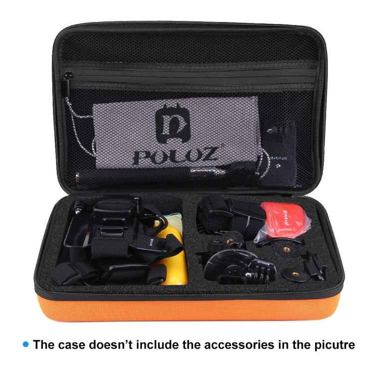 PULUZ Waterproof Carrying and Travel Case for for GoPro, Insta360, DJI and Other Action Cameras Accessories, Large Size: 32cm x 22cm x 7cm