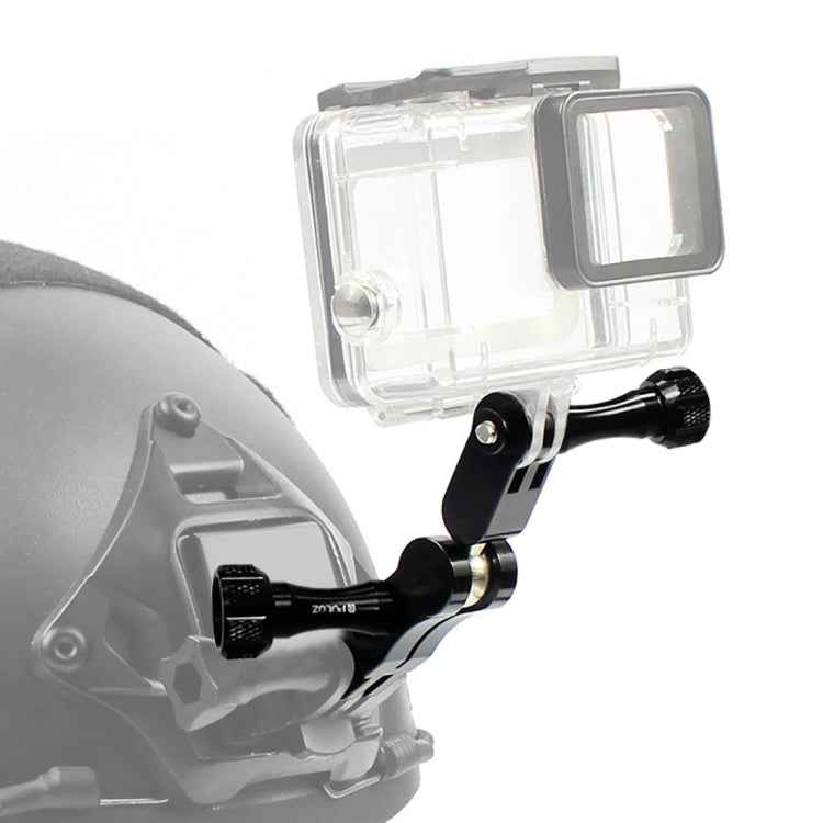 PULUZ CNC Aluminum Ball Joint Mount with 2 Long Screws for GoPro, Insta360, DJI and Other Action Cameras, CN Stock