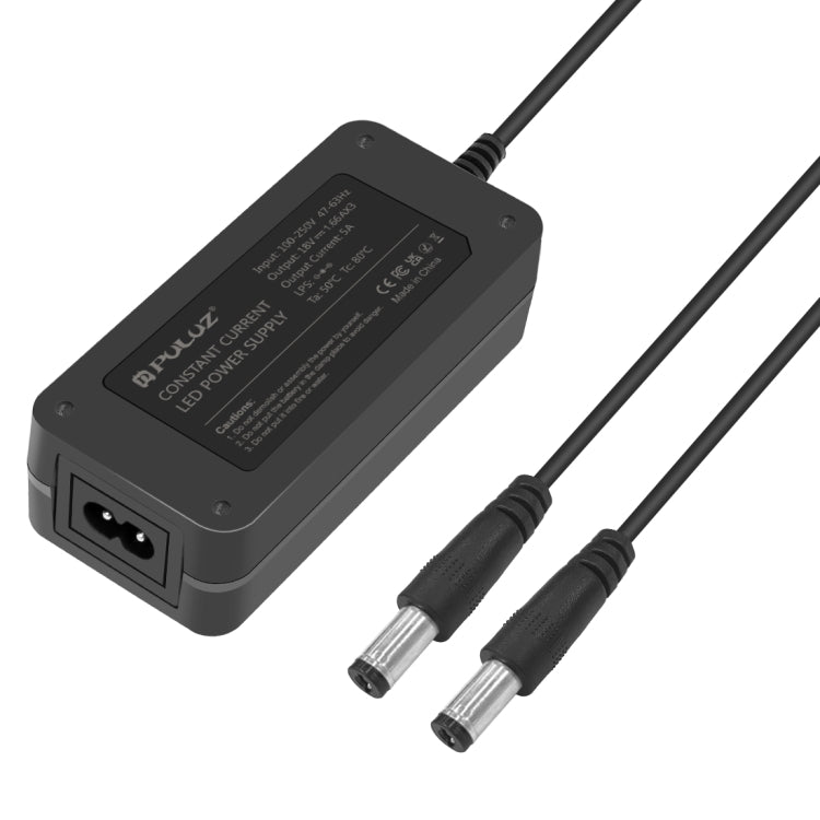 PULUZ Constant Current LED Power Supply Power Adapter for 80cm Studio Tent, AC 100-250V to DC 18V 3A, AU Plug for 80cm Tent, EU Plug for 80cm Tent, UK Plug for 80cm Tent, US Plug for 80cm Tent