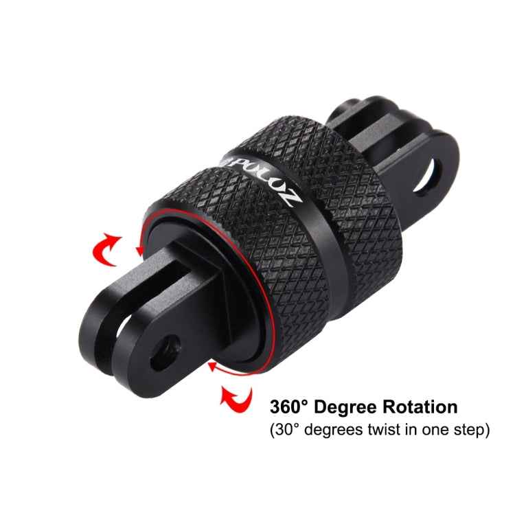 PULUZ 360 Degree Rotation CNC Swivel Pivot Extension Arm Tripod Mount for GoPro, Insta360, DJI and Other Action Cameras