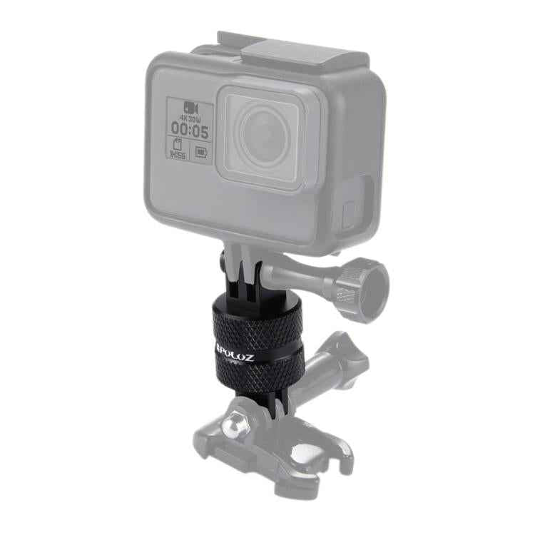 PULUZ 360 Degree Rotation CNC Swivel Pivot Extension Arm Tripod Mount for GoPro, Insta360, DJI and Other Action Cameras