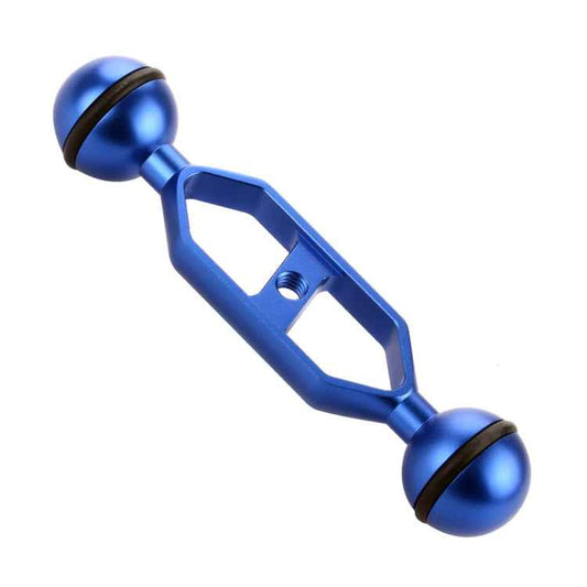 PULUZ 5.0 inch 12.6cm Aluminum Alloy Dual Balls Arm, Ball Diameter: 25mm