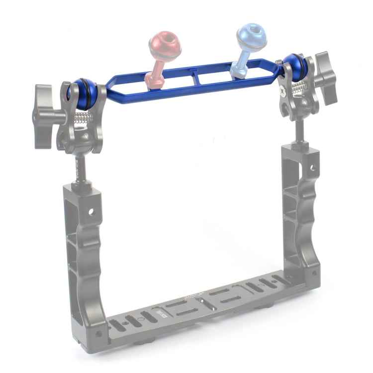 PULUZ 9.0 inch 22.8cm Aluminum Alloy Dual Balls Arm, Ball Diameter: 25mm