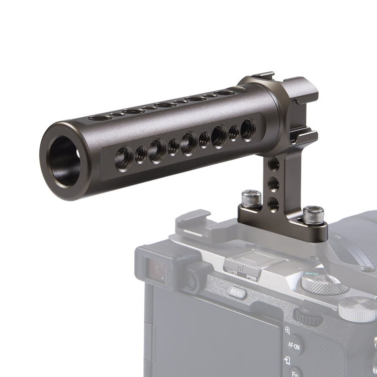 PULUZ Handheld Video Stabilizer Top Handle with 3 Cold Shoes Mount for Camera Cage