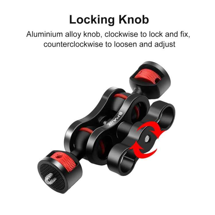 PULUZ Magic Arm Bracket Mount 1/4 inch Ball Head Magic Arm