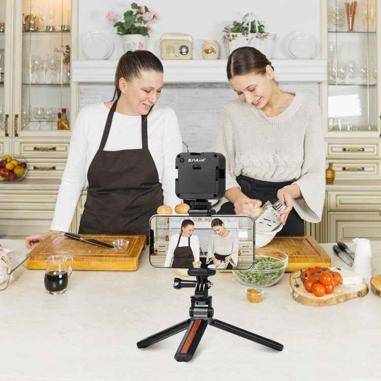 PULUZ Selfie Sticks Tripod Mount Adapter Phone Clamp for iPhone, Samsung, HTC, Sony, LG and other Smartphones