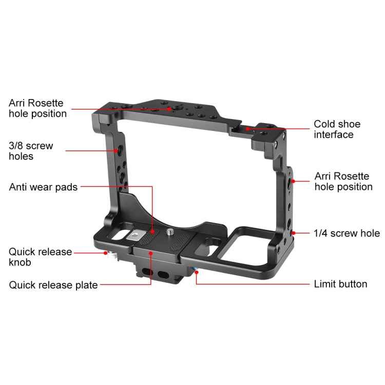 PULUZ Video Camera Cage Filmmaking Rig for Nikon Z6 / Z7