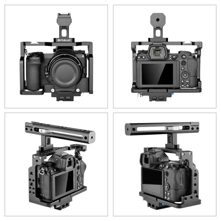 PULUZ Video Camera Cage Filmmaking Rig with Handle for Nikon Z6 / Z7