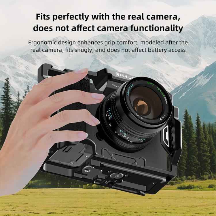 PULUZ Metal Camera Cage Stabilizer Rig for Sony A7 IV / ILCE-7M4 / A7M4 / A7M3 / A7R3 / A7R III / A7R5