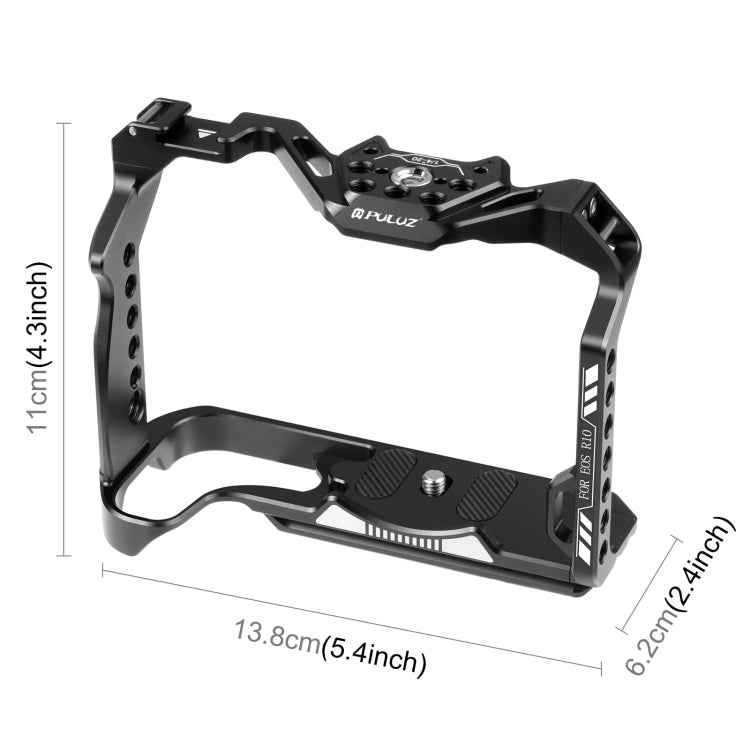 For Canon EOS R10 PULUZ Metal Camera Cage Stabilizer Rig