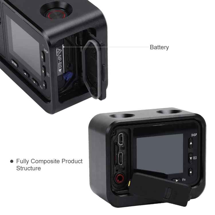 PULUZ for Sony RX0 Aluminum Alloy Protective Cage + 37mm UV Filter Lens + Lens Sunshade with Screws and Screwdrivers