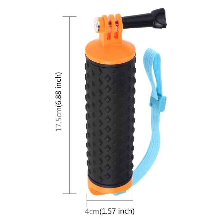 PULUZ Floating Handle Hand Grip Buoyancy Rods with Strap for GoPro HERO10 Black / HERO9 Black / HERO8 Black / HERO7 /6 /5 /5 Session /4 Session /4 /3+ /3 /2 /1, Xiaoyi and Other Action Cameras