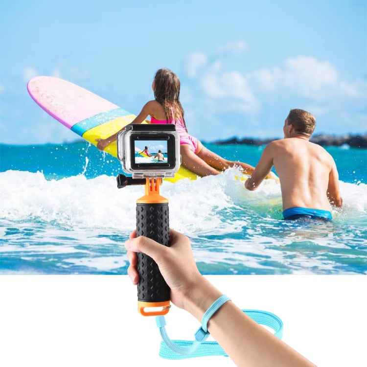 PULUZ Floating Handle Hand Grip Buoyancy Rods with Strap for GoPro HERO10 Black / HERO9 Black / HERO8 Black / HERO7 /6 /5 /5 Session /4 Session /4 /3+ /3 /2 /1, Xiaoyi and Other Action Cameras