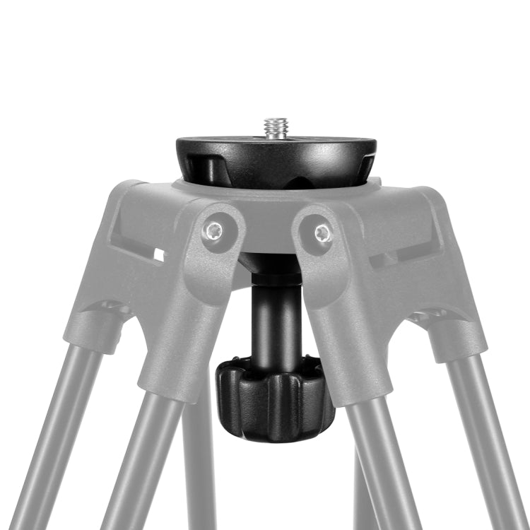 PULUZ 75mm Half Ball Flat to Bowl Adapter for Fluid Head Tripod DSLR Rig Camera, Metal Material, Bowl Adapter