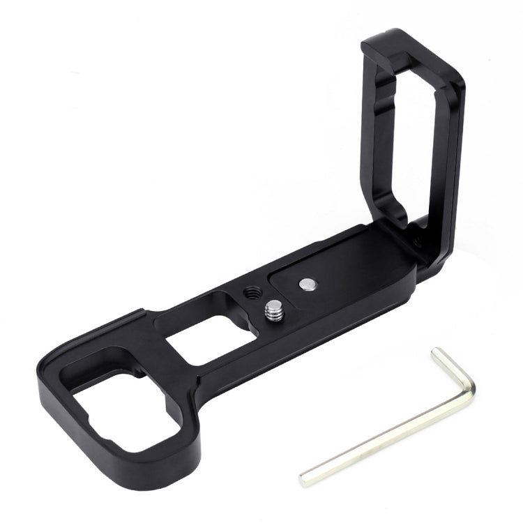 PULUZ 1/4 inch Vertical Shoot Quick Release L Plate Bracket Base Holder for Sony A9 (ILCE-9) / A7 III/ A7R III, For Sony A9 (Black), For Sony A9 (Red)
