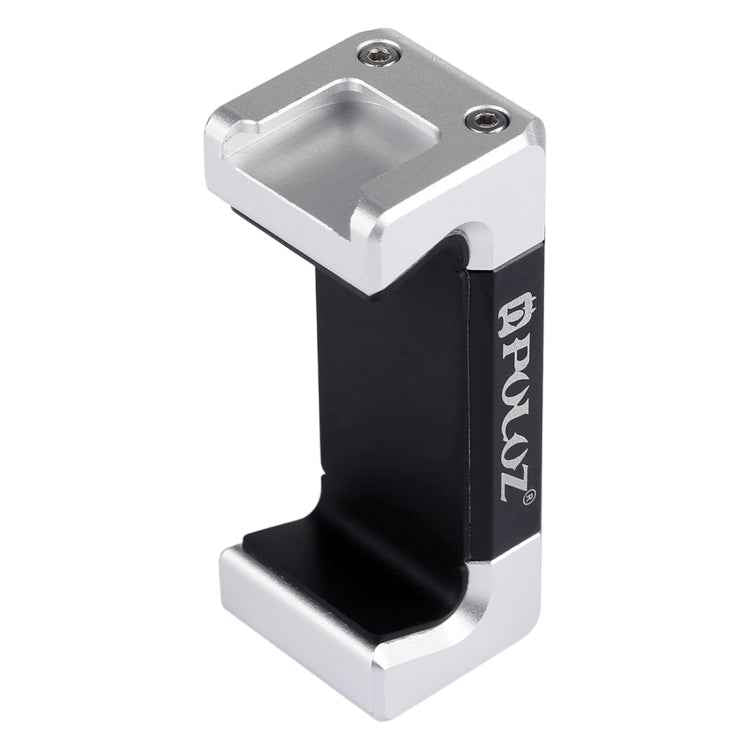 PULUZ Universal Phone Aluminum Alloy Clamp Holder Bracket with Cold Shoe For iPhone, Galaxy, Huawei, Xiaomi, Sony, HTC, Google and other Smartphones