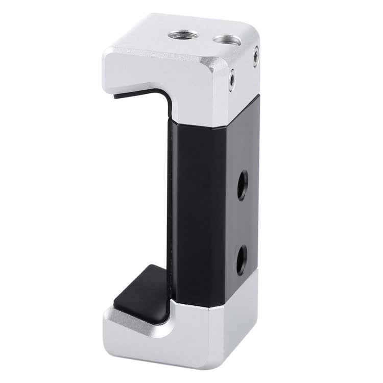PULUZ Universal Phone Aluminum Alloy Clamp Holder Bracket with Cold Shoe For iPhone, Galaxy, Huawei, Xiaomi, Sony, HTC, Google and other Smartphones