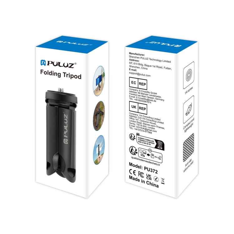 PULUZ Portable Folding Plastic Tripod for Cell Phones