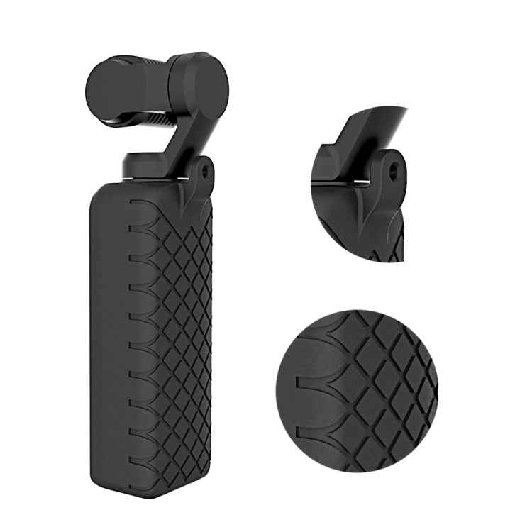 PULUZ 2 in 1 Diamond Texture Silicone Cover Case Set for DJI OSMO Pocket