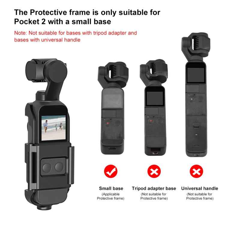PULUZ Housing Shell Protective Cover Bracket Frame for DJI OSMO Pocket / Pocket 2