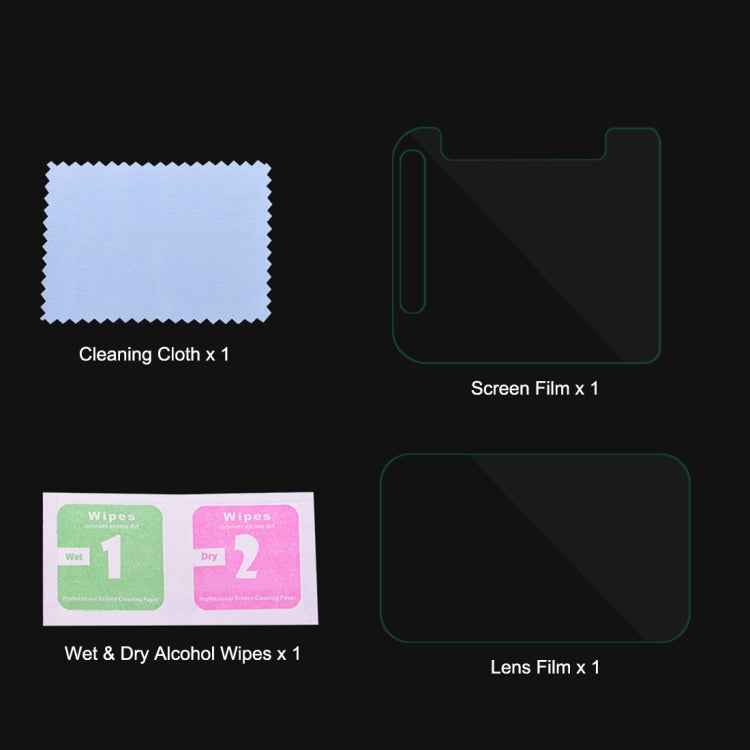 PULUZ Front Lens and Back LCD Display Flexible Anti-fingerprint AF HD Film for Sony RX0 II / RX0