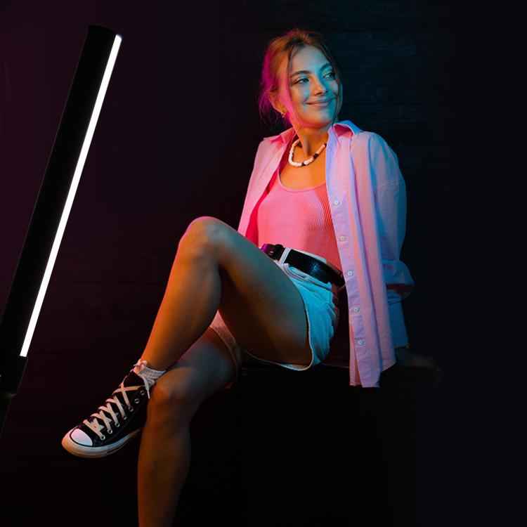 PULUZ 144 LEDs Photo Handheld Stick Light Full Color RGB Fill Light