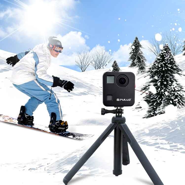 PULUZ for GoPro Fusion Housing Shell CNC Aluminum Alloy Protective Cage with Basic Mount & Lens Caps