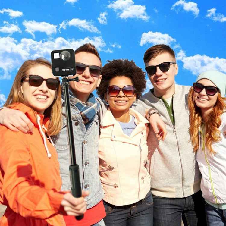 PULUZ for GoPro Fusion Housing Shell CNC Aluminum Alloy Protective Cage with Basic Mount & Lens Caps