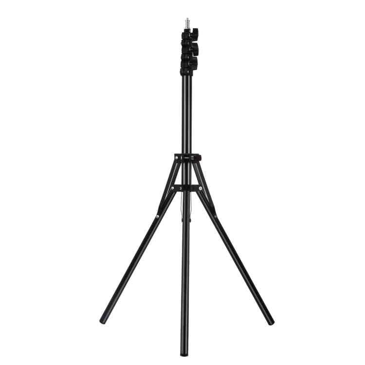 PULUZ Reverse Foldable 4 Sections 1.8m Height Tripod Mount Holder for Vlogging Video Light Live Broadcast Kits, 2m