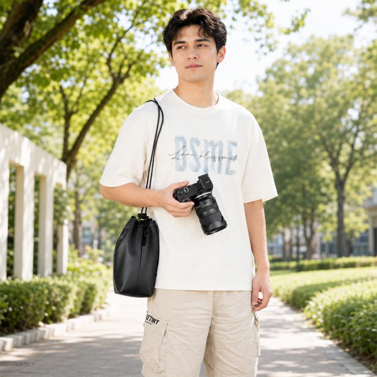 PULUZ Camera Protective Inner Bag Thick Padded Carrying Pouch with Shoulder Strap for Mirrorless & DSLR Cameras, Size: L, Size: L